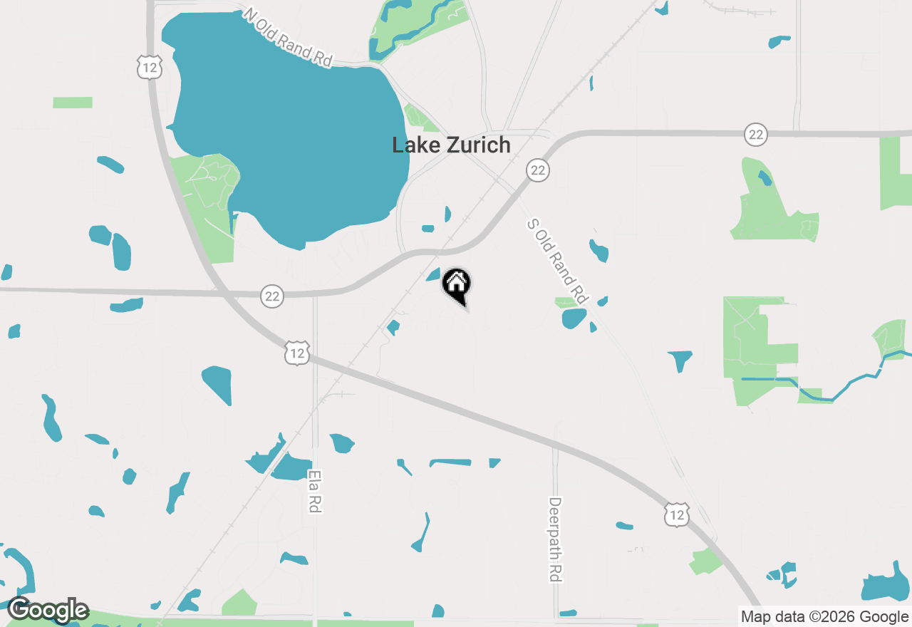 Map of 764 June Terrace, Lake Zurich, IL 60047