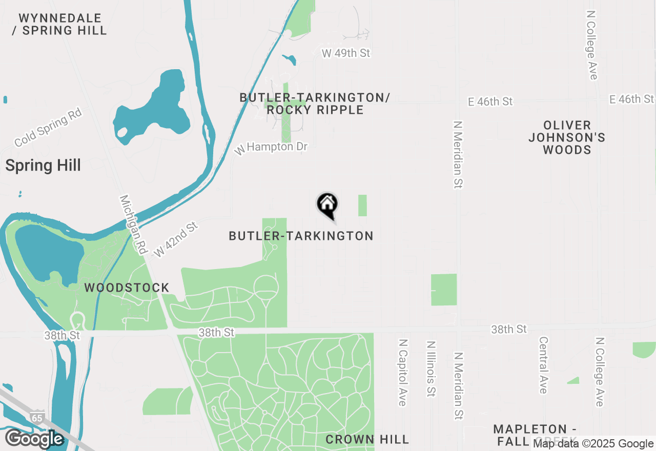 Map of 4130 Rookwood Avenue, Indianapolis, IN 46208