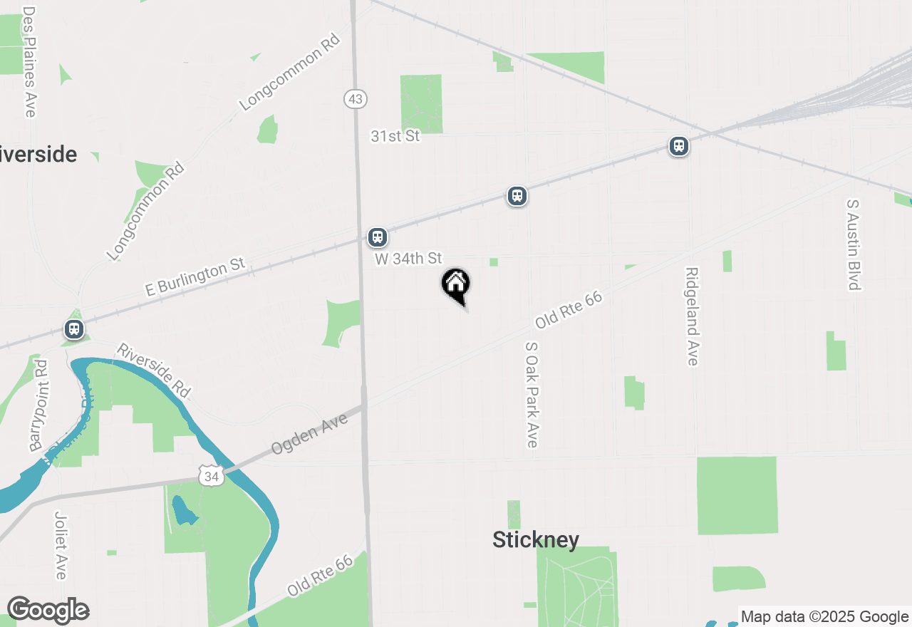 Map of 3519 Home Avenue, Berwyn, IL 60402