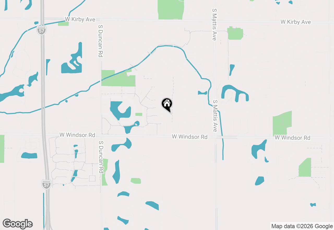 Map of 2314 Aspen Drive, Champaign, IL 61821