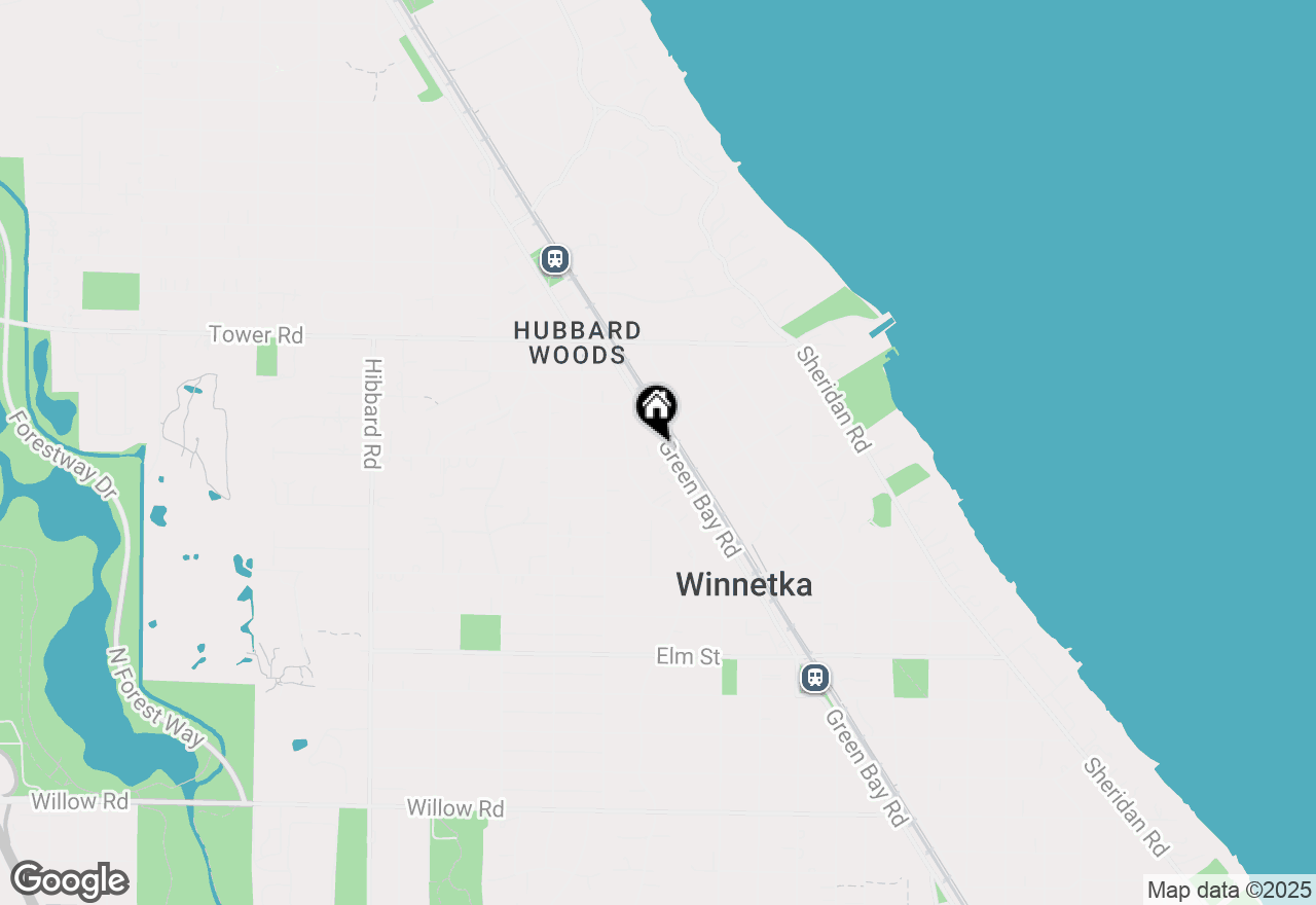 Map of 943 Westmoor Road, Winnetka, IL 60093