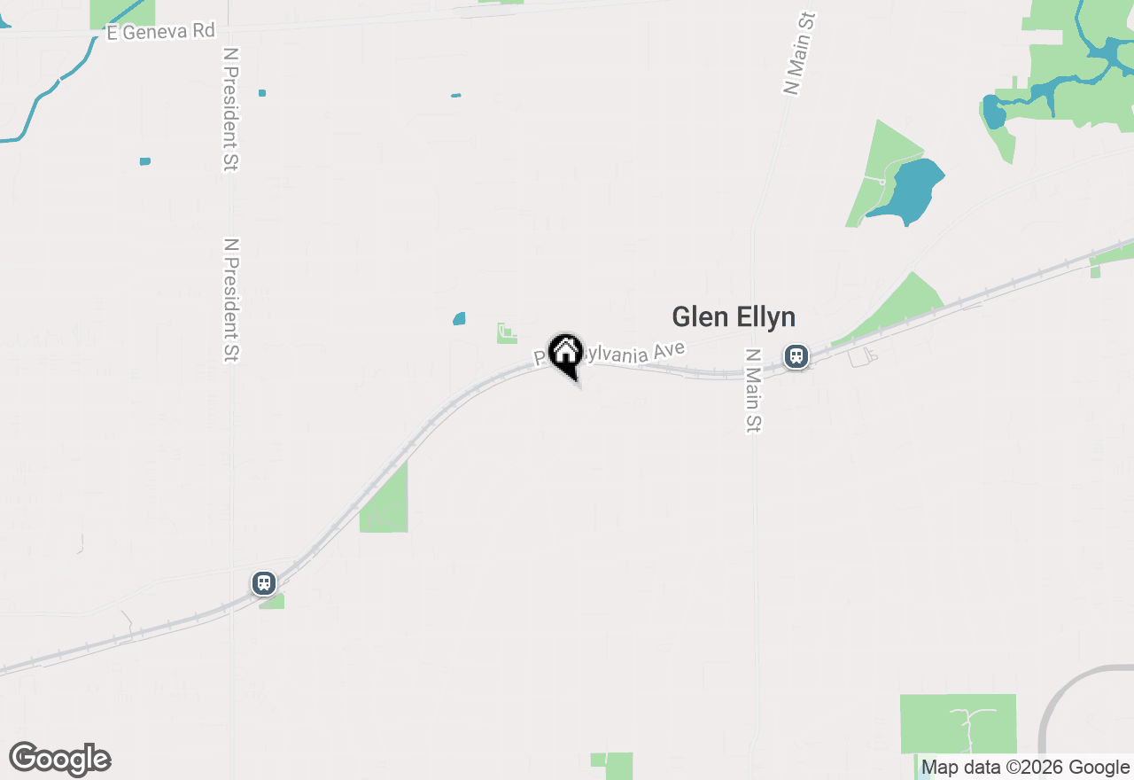 Map of 333 Duane Street, Glen Ellyn, IL 60137