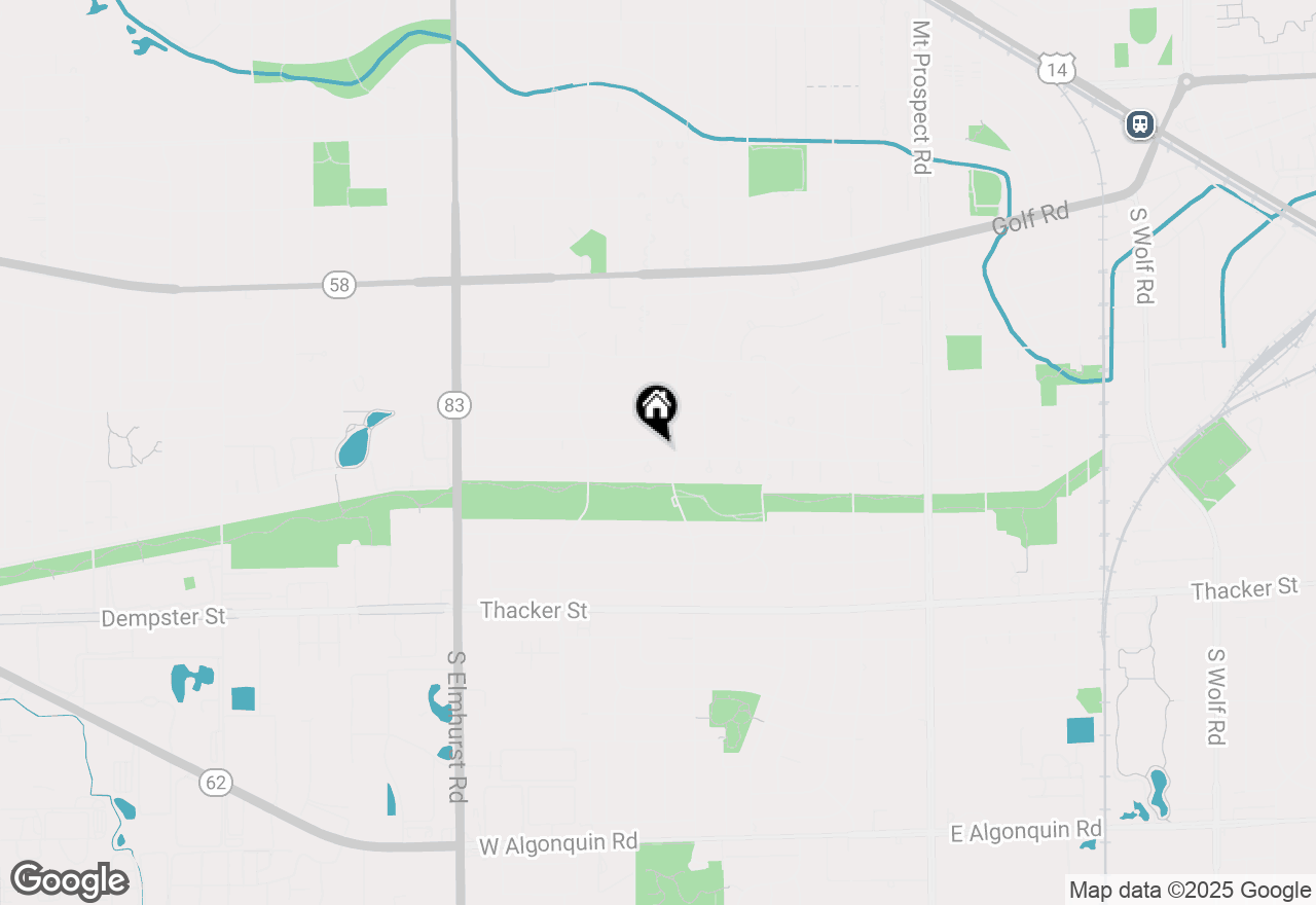 Map of 420 W Millers Road, Des Plaines, IL 60016