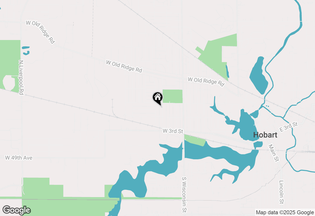 Map of 135 S Colorado Street, Hobart, IN 46342