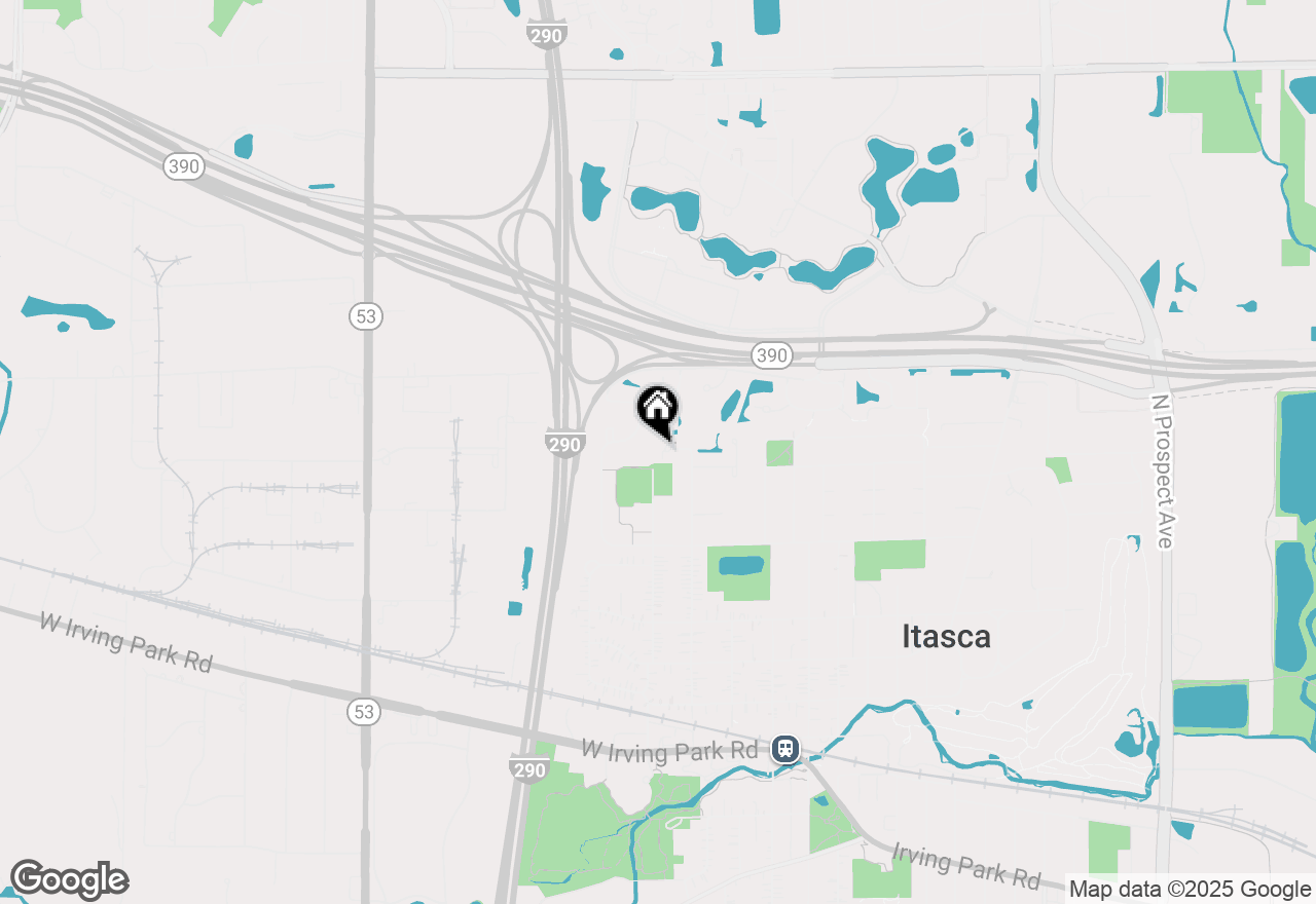 Map of 926 Willow Street, Itasca, IL 60143