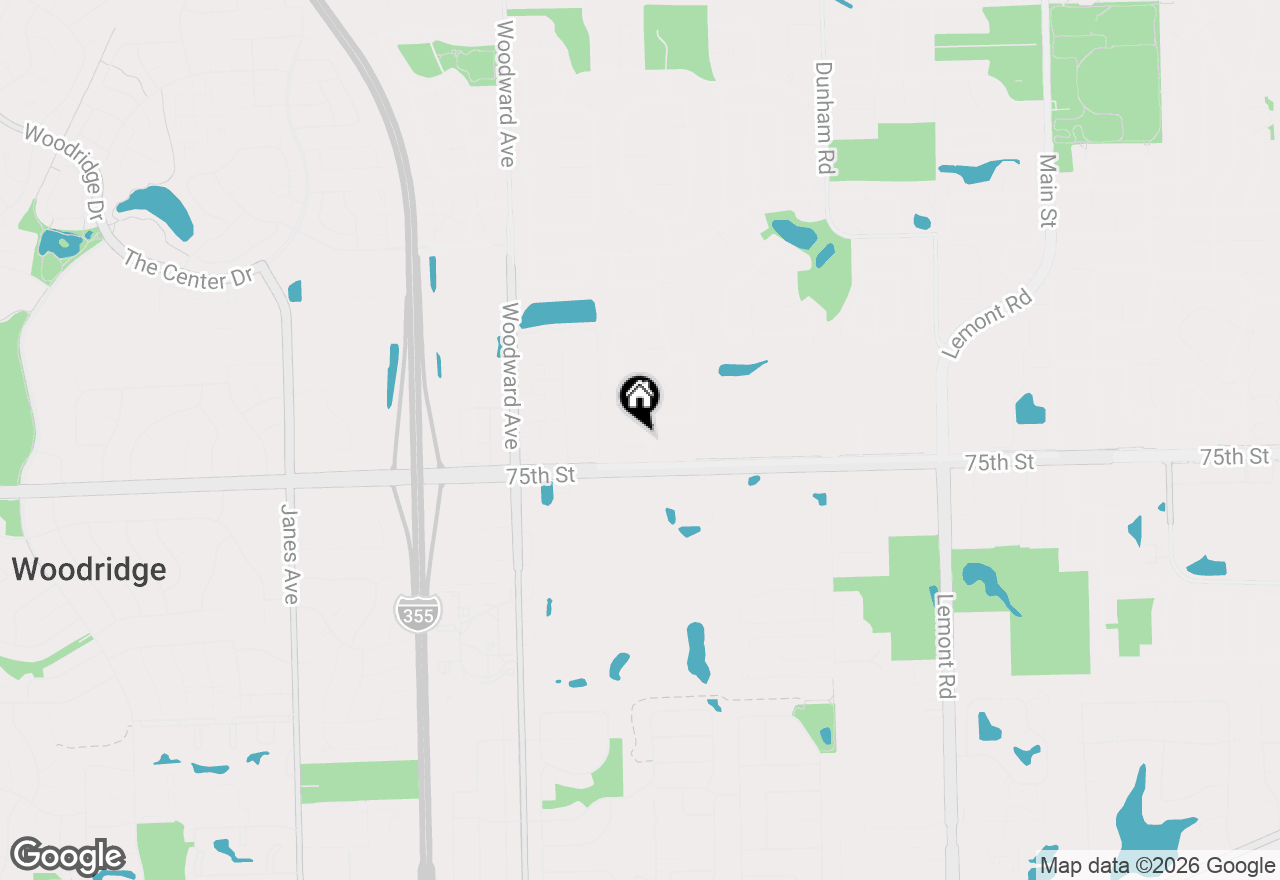 Map of 1712 Borman Place, Downers Grove, IL 60516