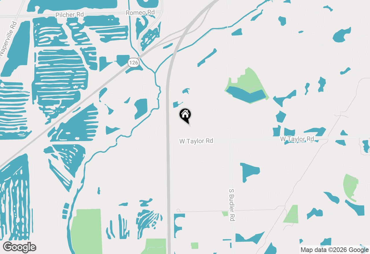 Map of 22245 W Natchez Court, Plainfield, IL 60544