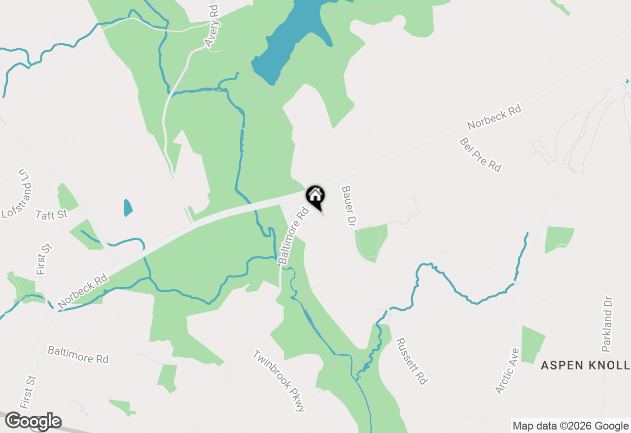 Map of 2509 Baltimore Road #7, Rockville, MD 20853