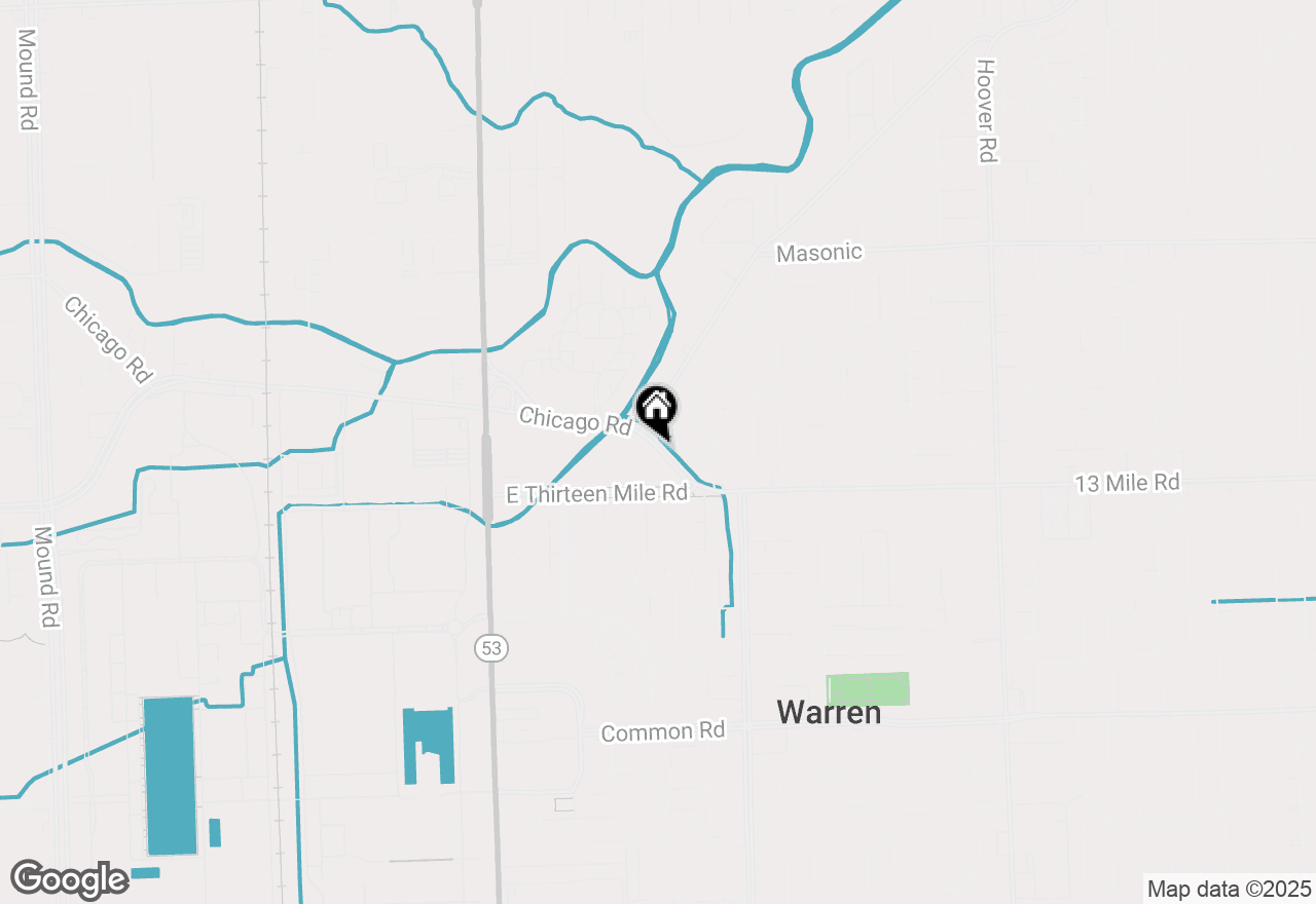 Map of 31201 Chicago Road #B102-A, Warren, MI 48093