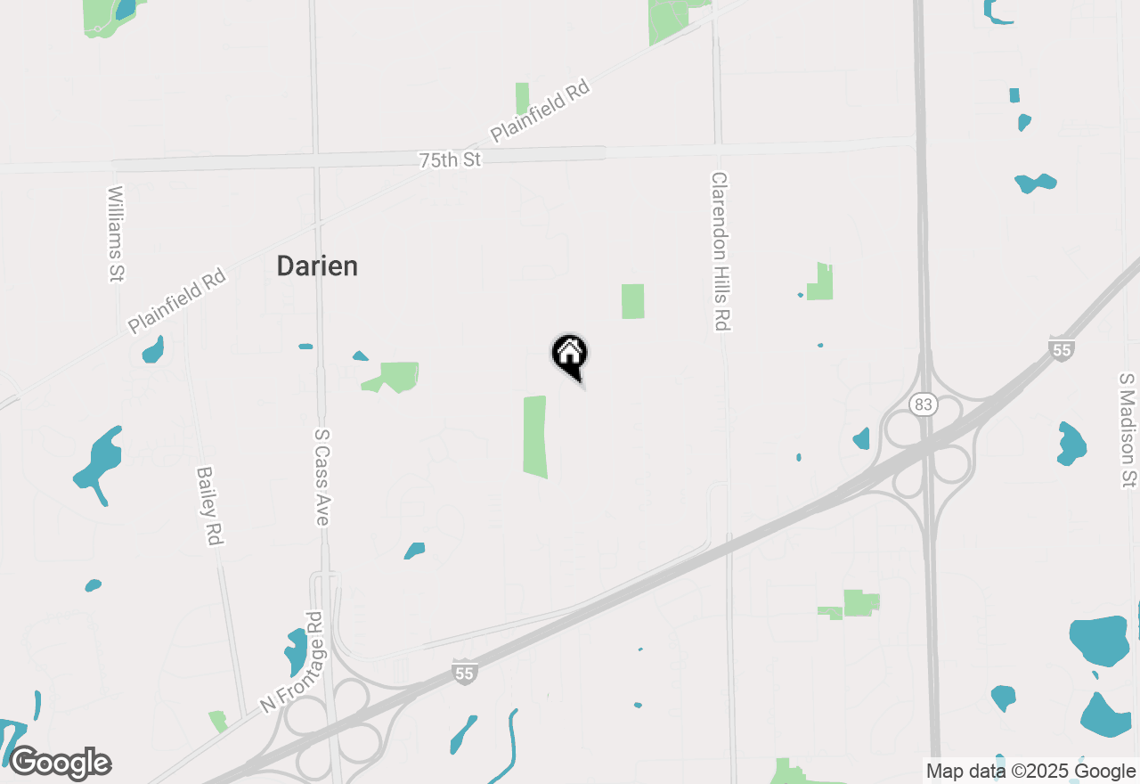 Map of 7925 Glen Lane, Darien, IL 60561