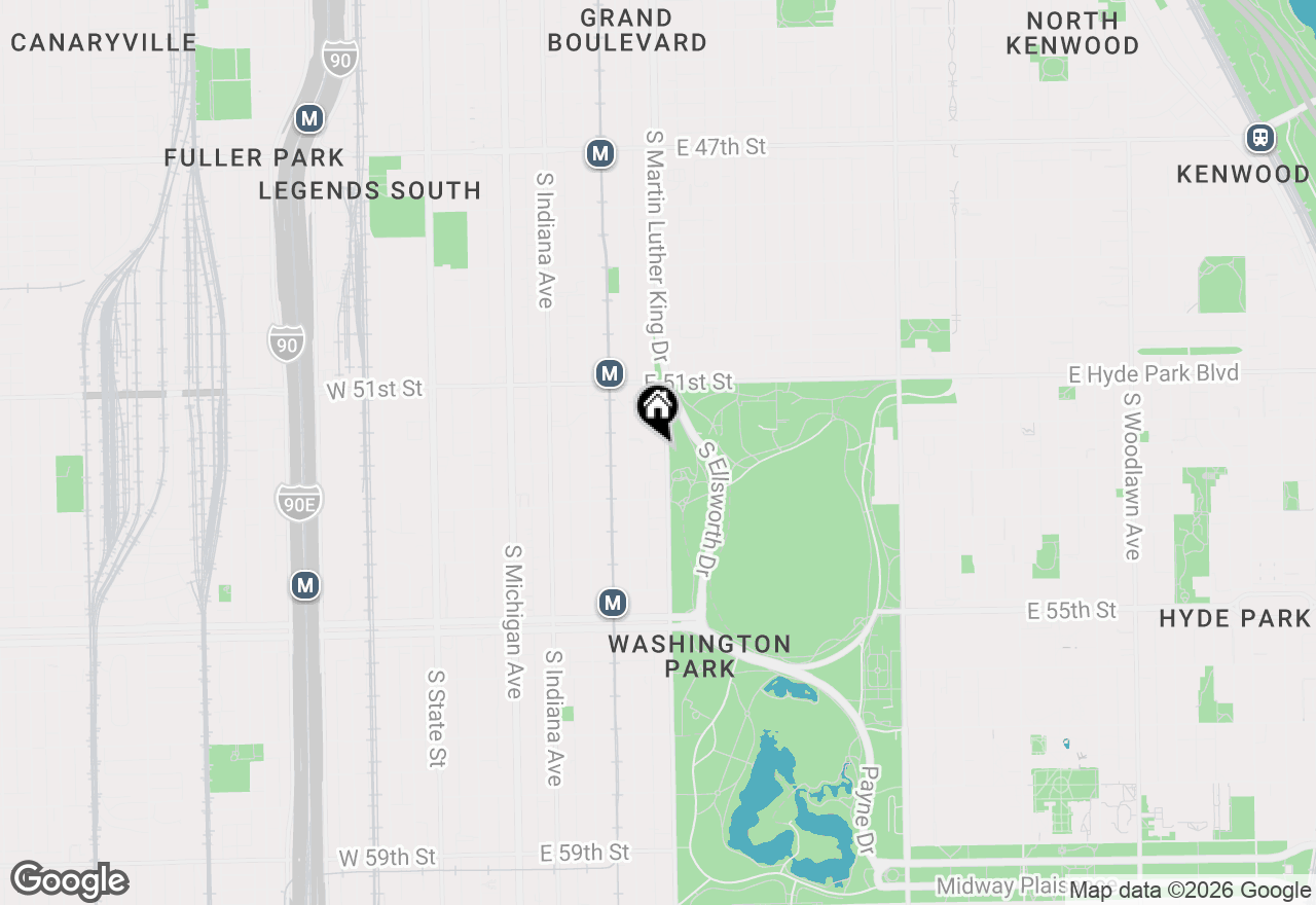Map of 5210 S King Drive #C, Chicago, IL 60615