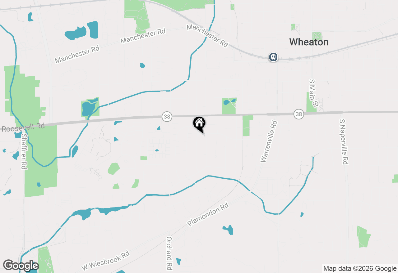 Map of 827 Lyford Lane, Wheaton, IL 60189