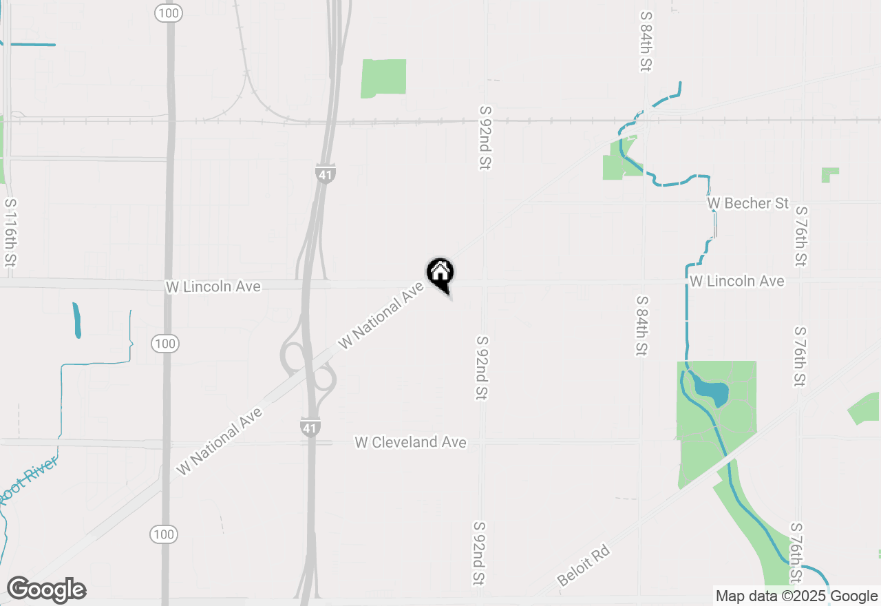 Map of 9404 W Hayes Ave #9406, West Allis, WI 53227