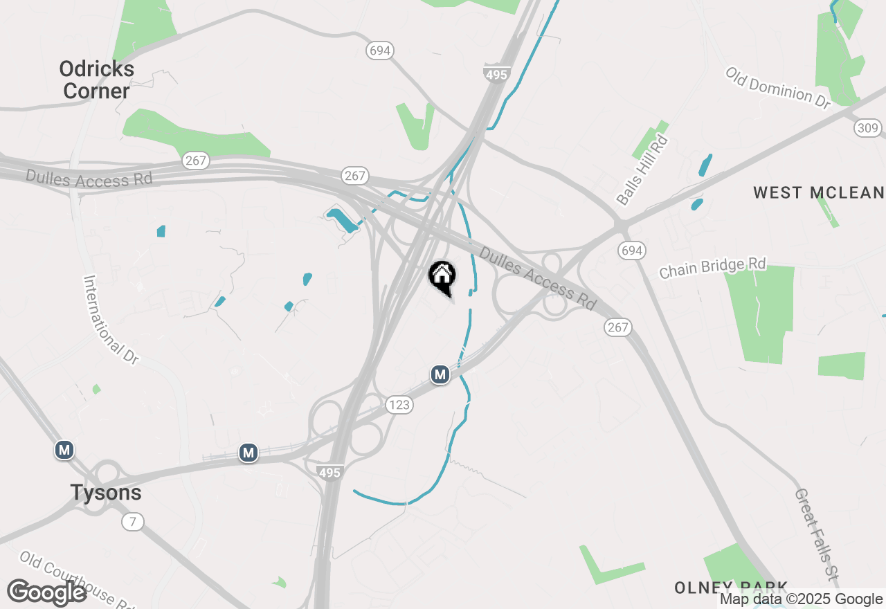 Map of 1600 Spring Gate Drive #2408, Mclean, VA 22102