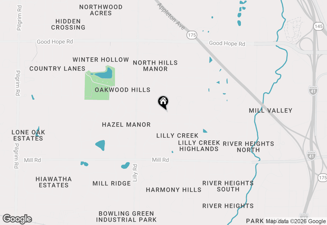 Map of W136N6719 Claas Rd, Menomonee Falls, WI 53051