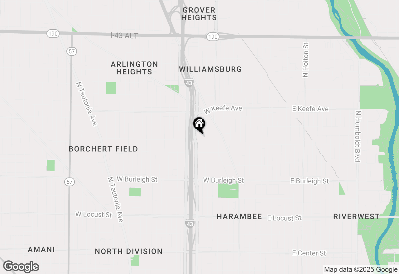 Map of 3308 N 7th St #3310, Milwaukee, WI 53212