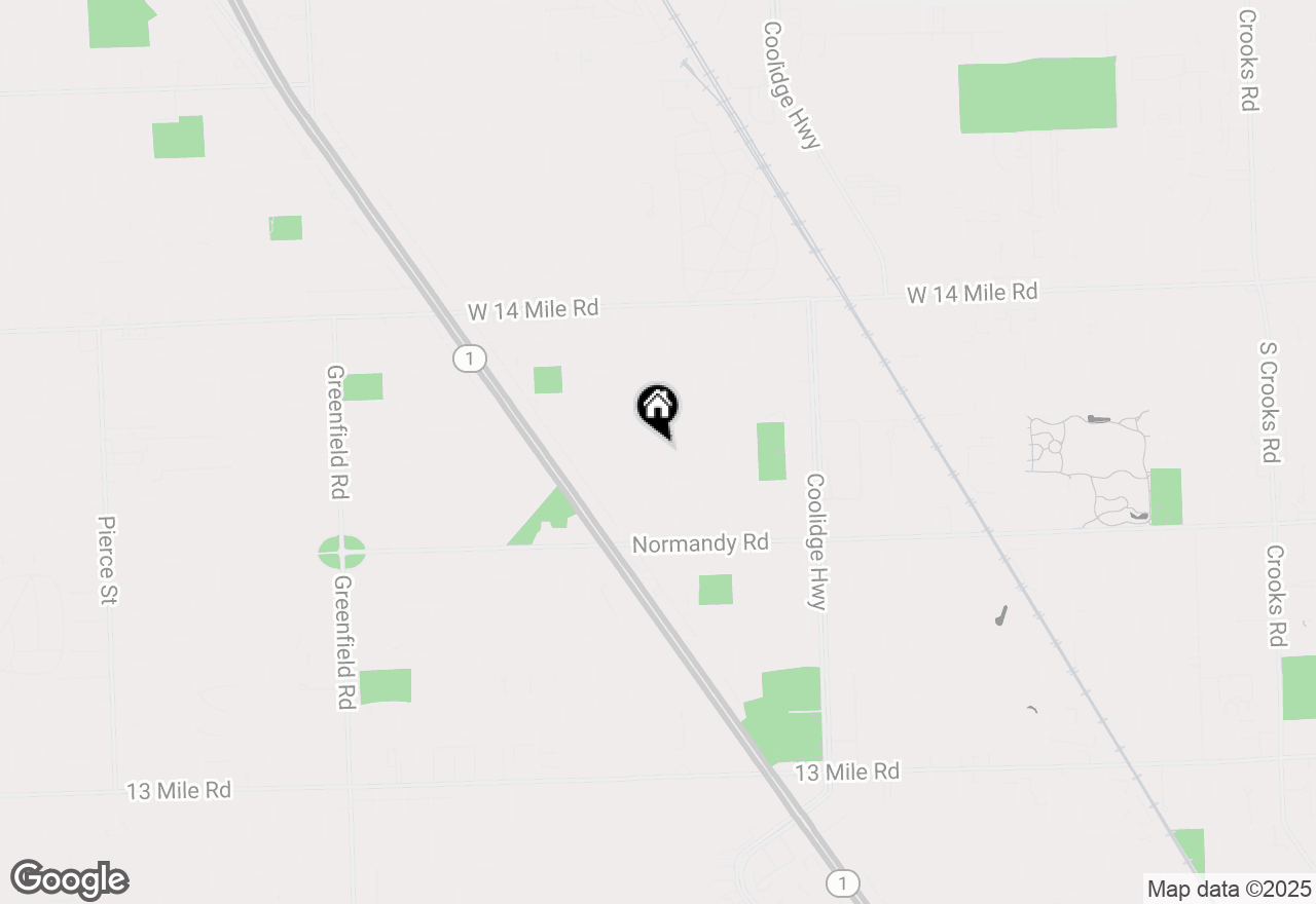 Map of 4324 Robinwood Avenue, Royal Oak, MI 48073