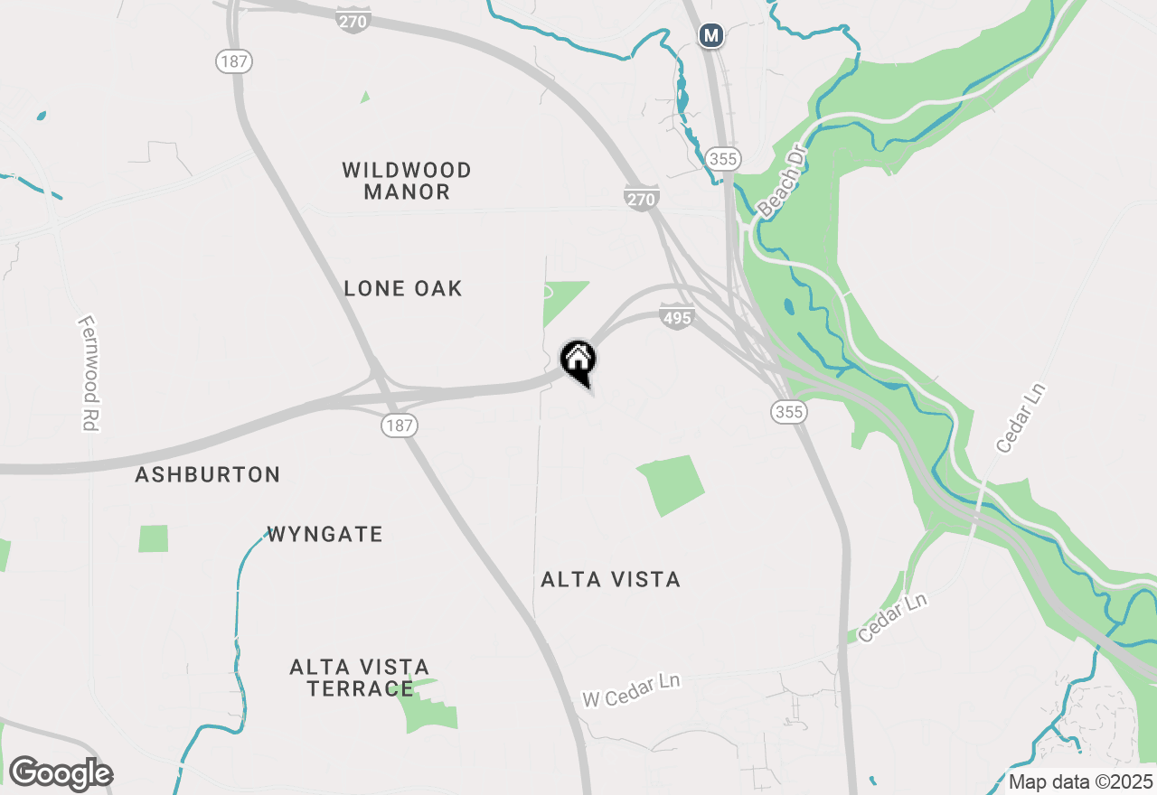 Map of 5450 Whitley Park Terrace #912, Bethesda, MD 20814