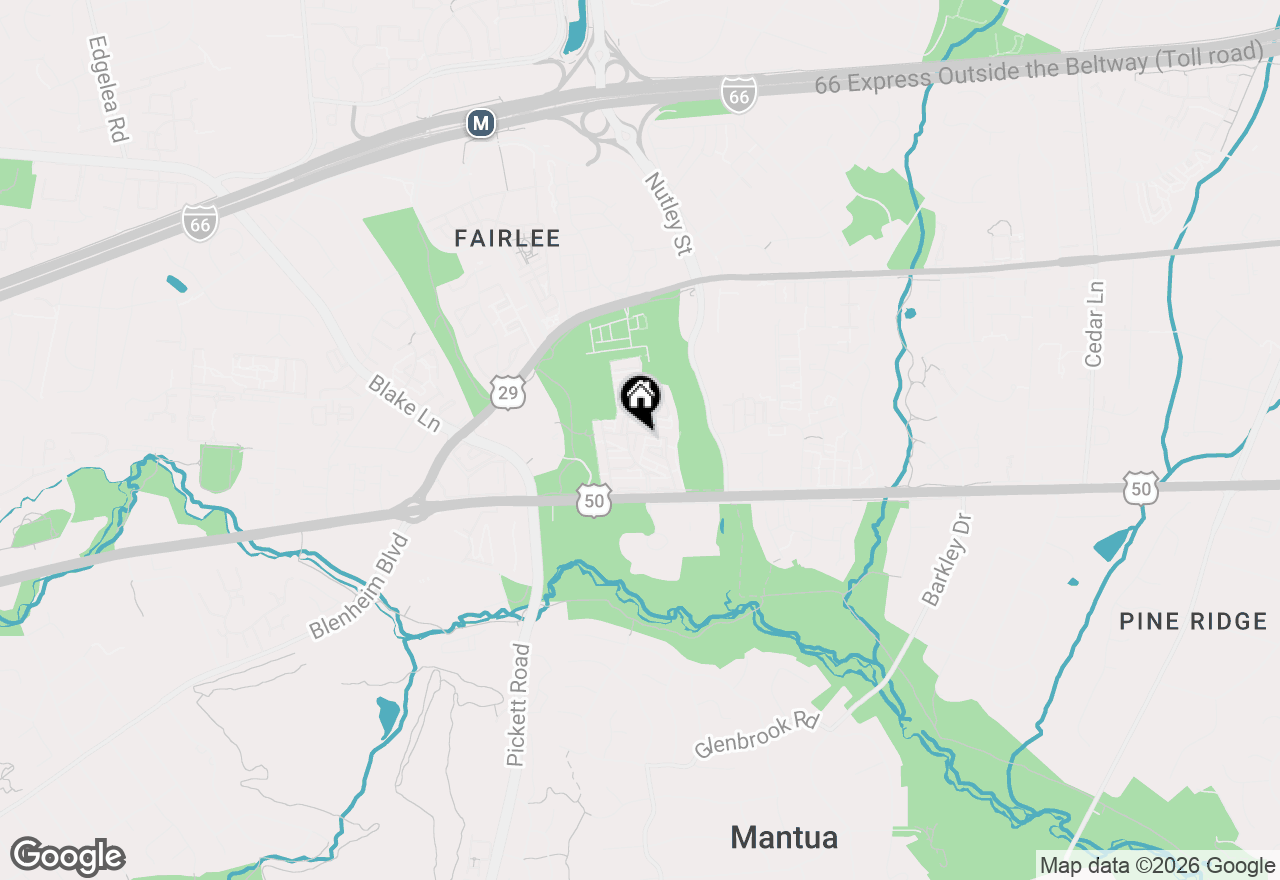 Map of 3153 Fairbury Lane, Fairfax, VA 22031