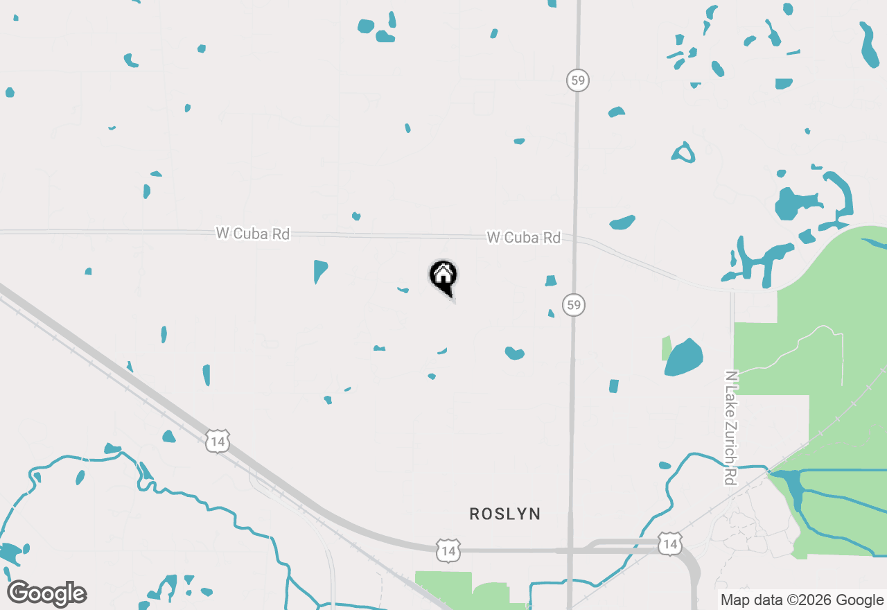 Map of 26153 W Cuba Road, Barrington, IL 60010