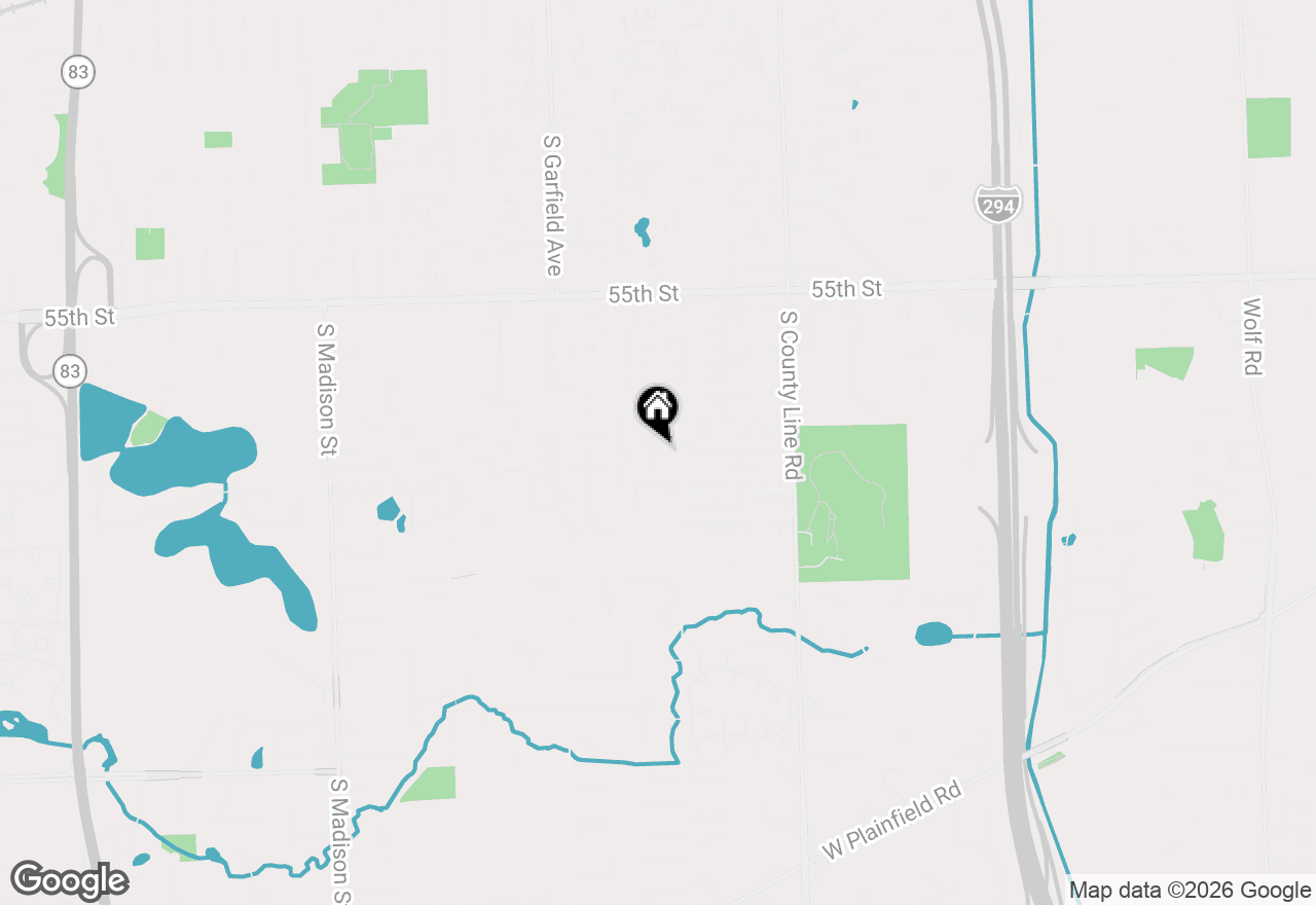 Map of 360 Claymoor Road #2C, Hinsdale, IL 60521
