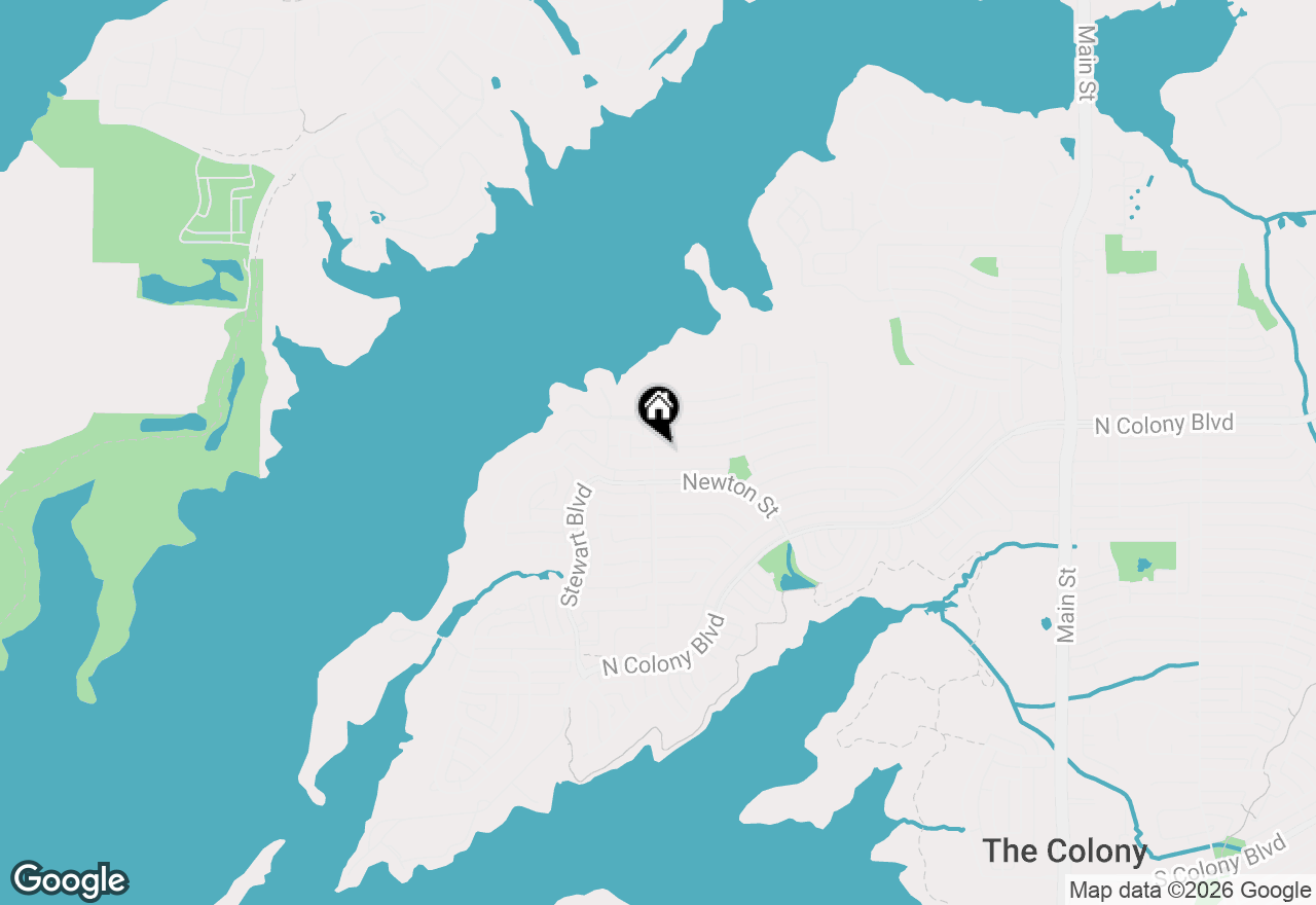 Map of 4100 Malone Avenue, The Colony, TX 75056