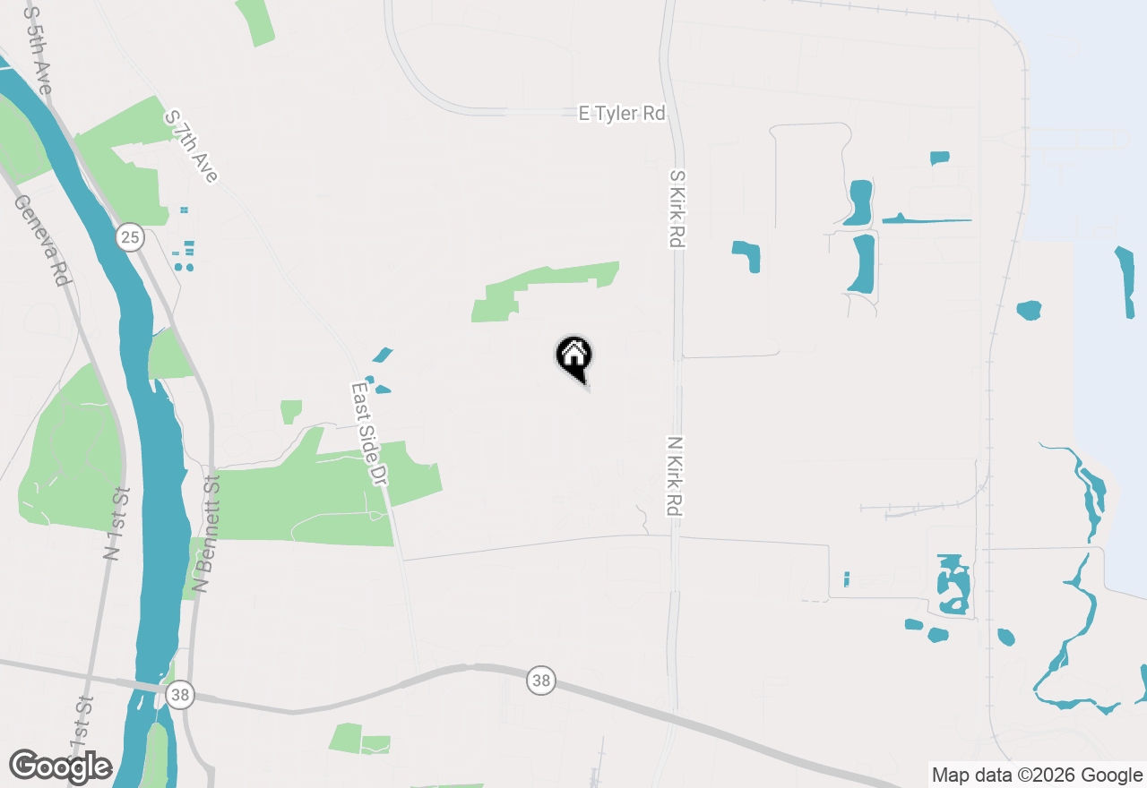 Map of 1150 Appleton Lane, Geneva, IL 60134