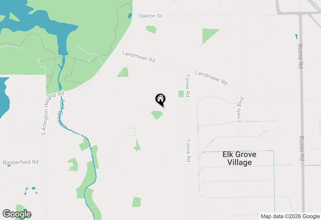 Map of 485 Lilac Lane, Elk Grove Village, IL 60007