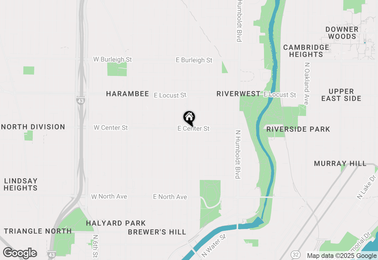 Map of 2670 N Holton St #2672, Milwaukee, WI 53212