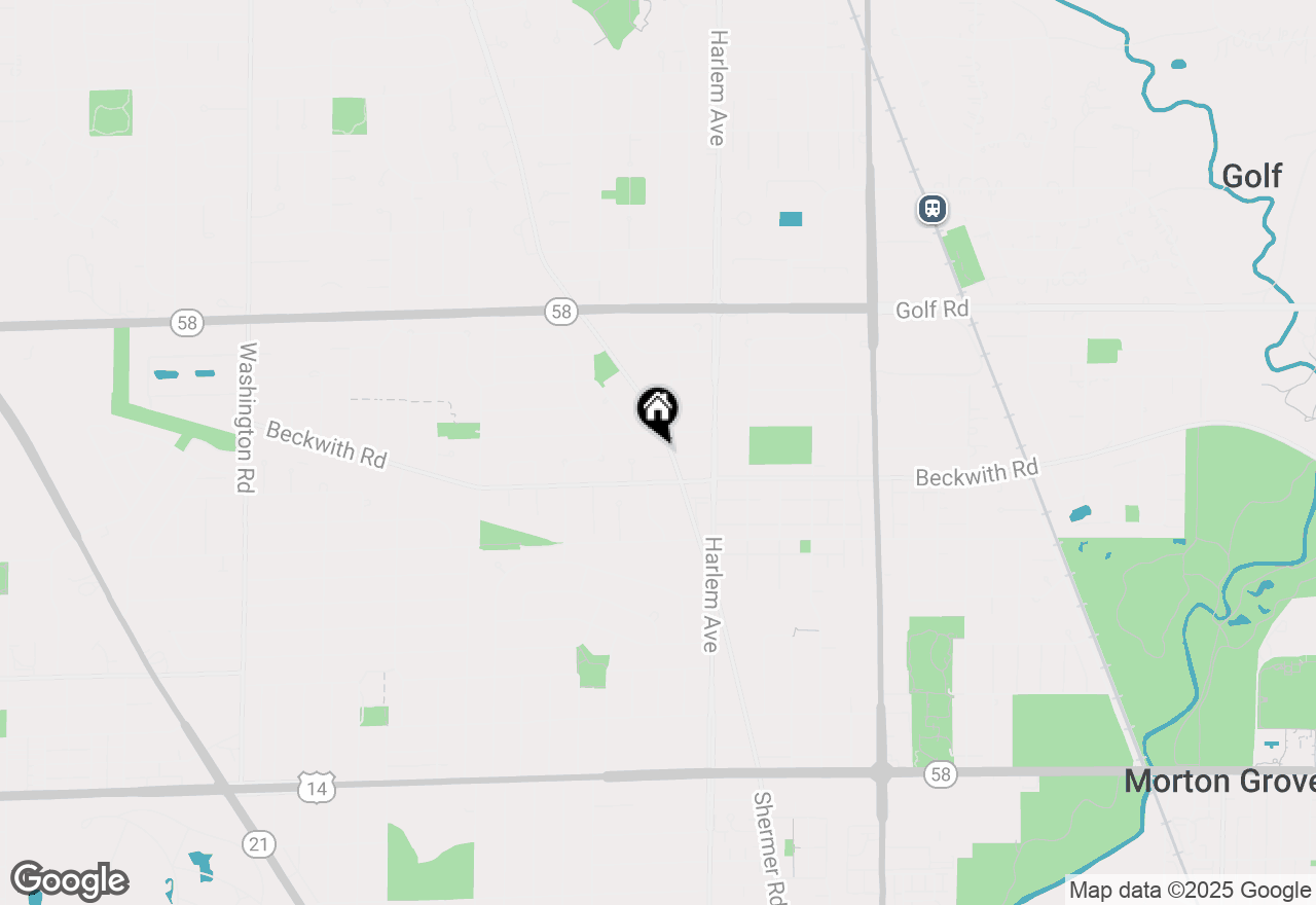 Map of 7302 Ponto Court, Morton Grove, IL 60053