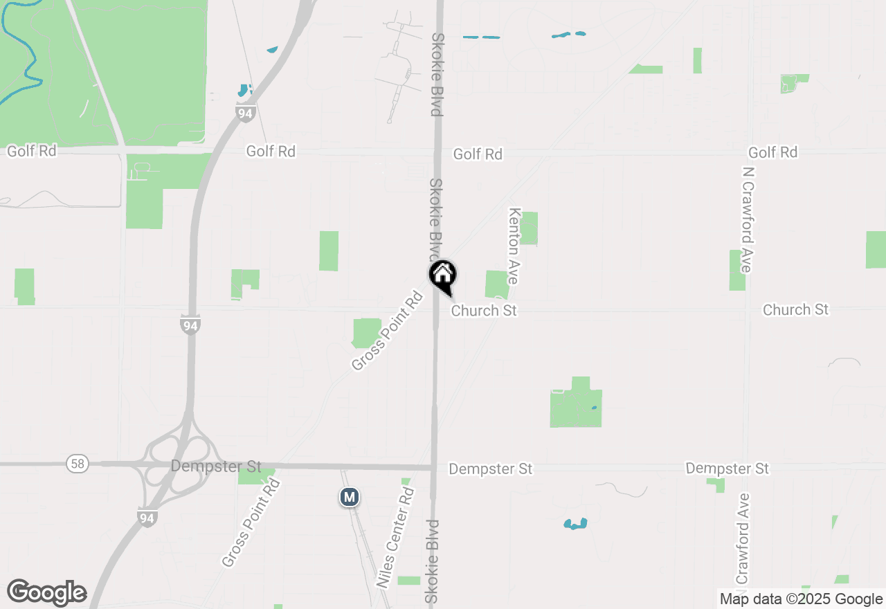 Map of 9211 Skokie Boulevard #208, Skokie, IL 60077