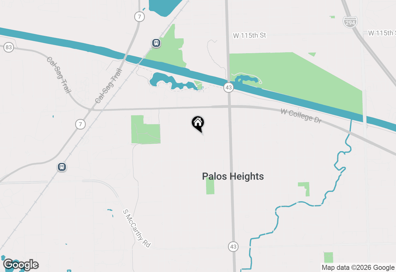 Map of 12039 S 74th Avenue, Palos Heights, IL 60463