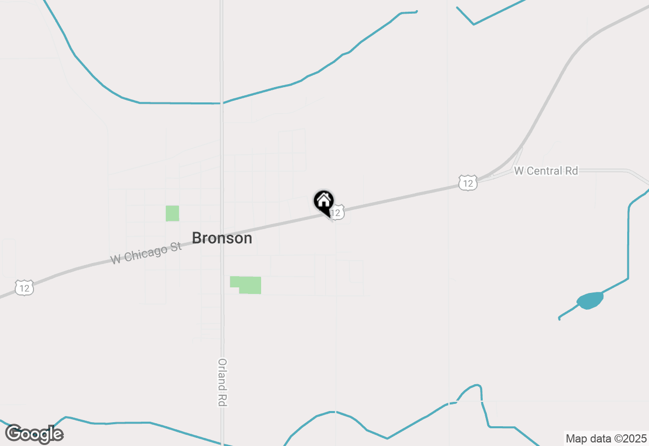 Map of 634 E Chicago Street, Bronson, MI 49028