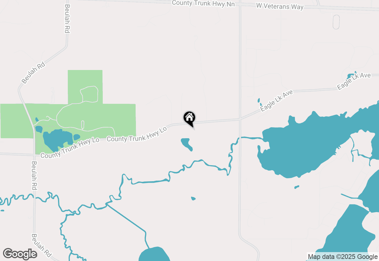 Map of S100W31365 County Road Lo, Mukwonago, WI 53149
