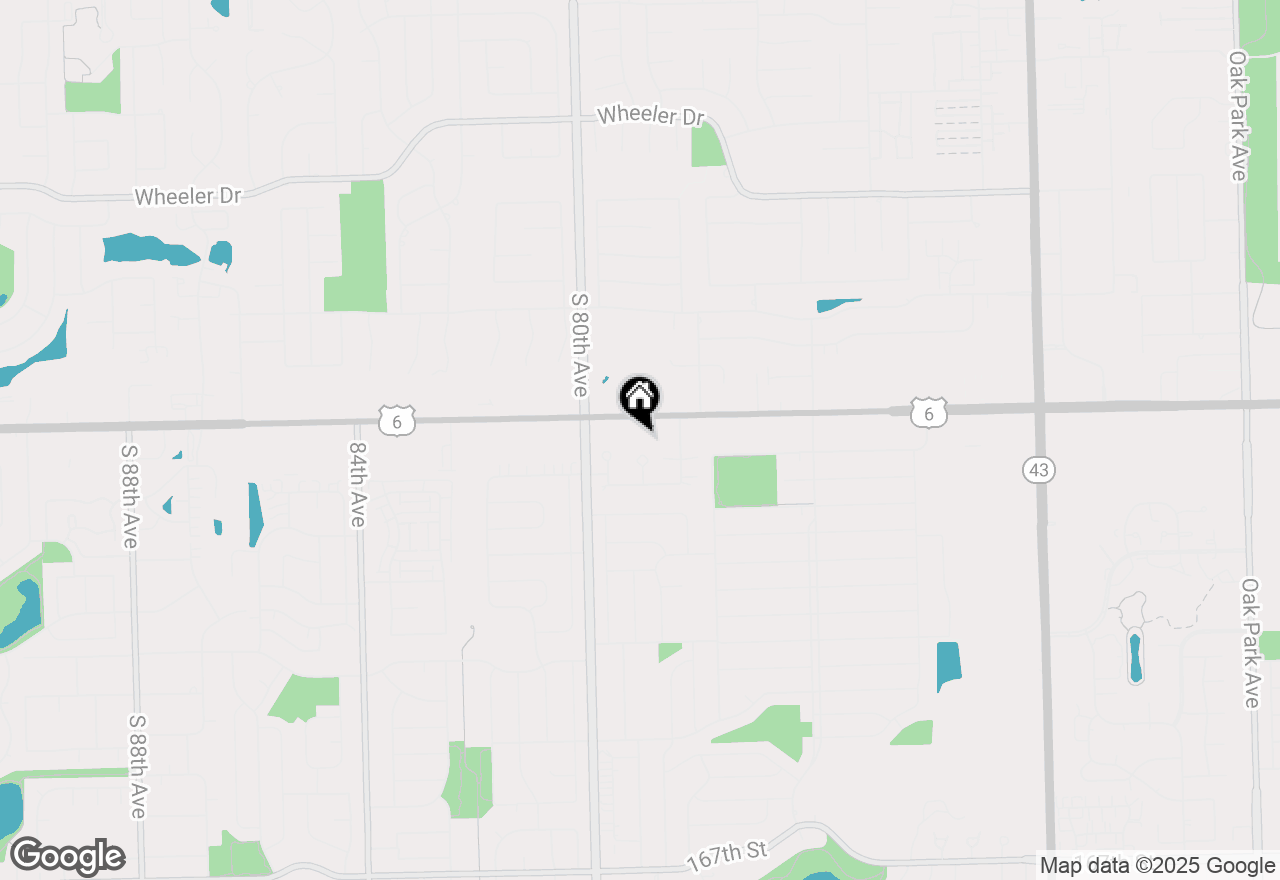 Map of 7905 W 159th Street #C, Tinley Park, IL 60477