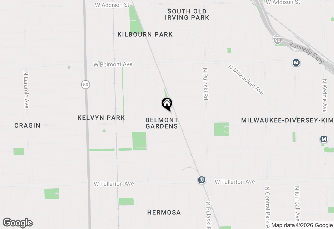 Map of 2832 N Tripp Avenue, Chicago, IL 60641