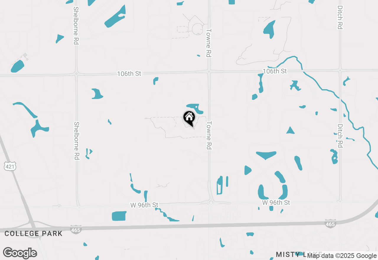 Map of 2530 Turning Leaf Lane, Carmel, IN 46032