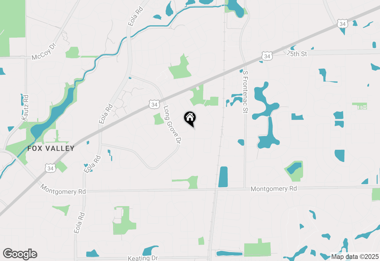 Map of 3114 Timber Hill Lane, Aurora, IL 60504