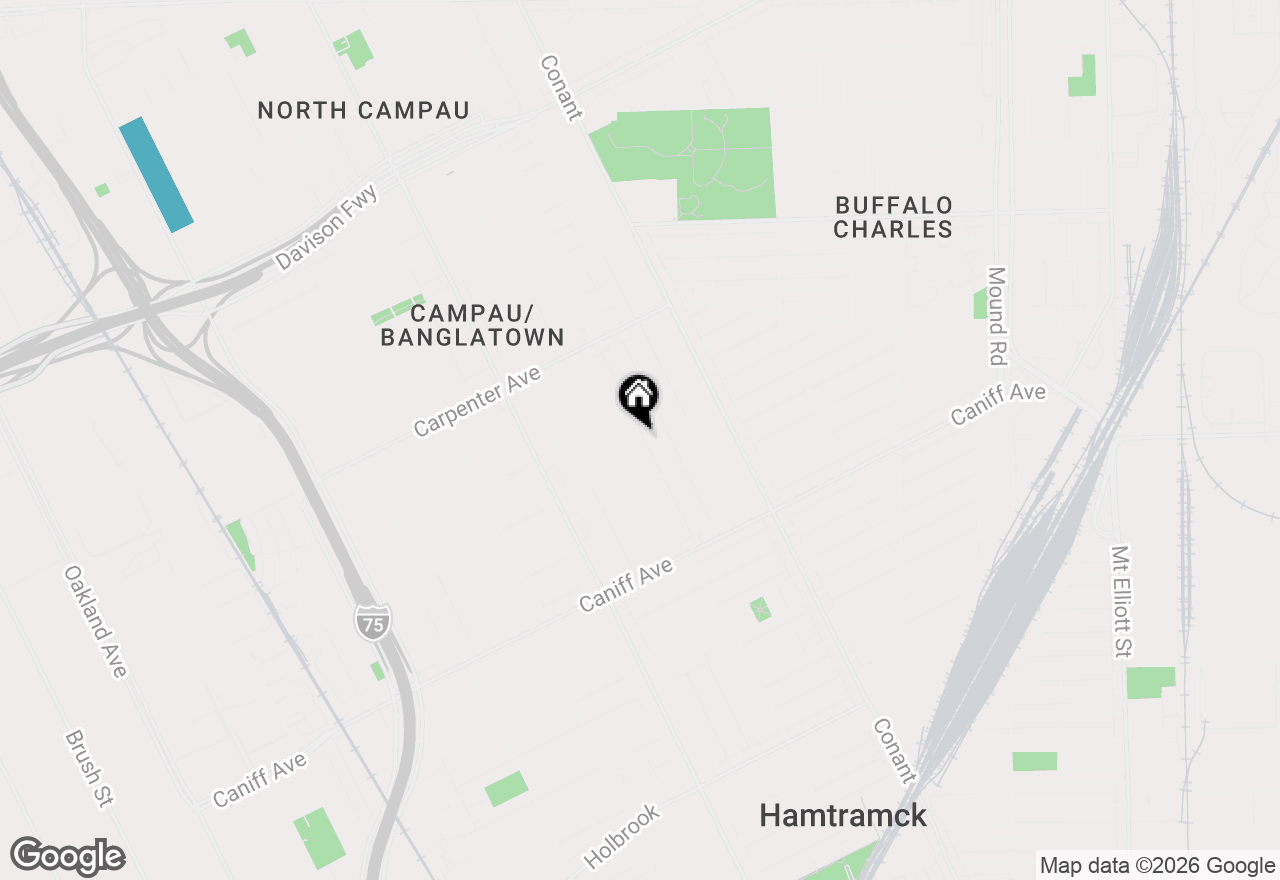 Map of 11690 Gallagher Street, Hamtramck, MI 48212