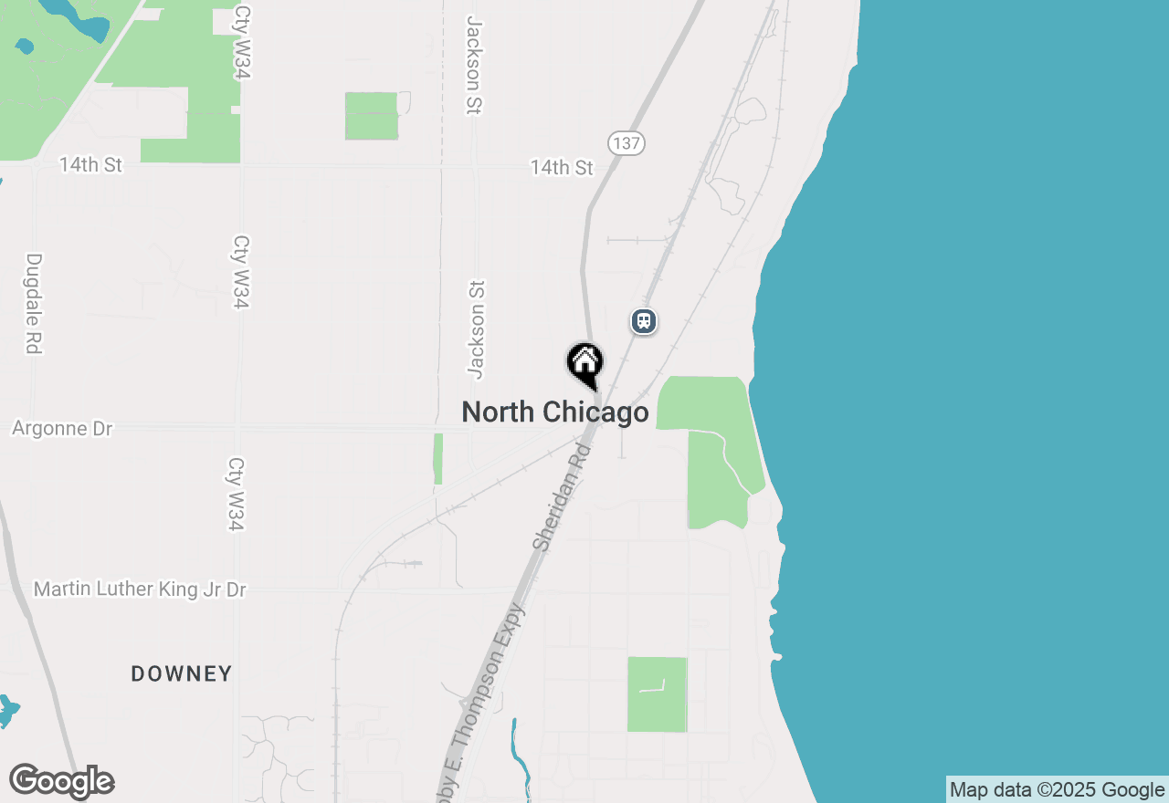 Map of 706 Broadway Avenue, North Chicago, IL 60064