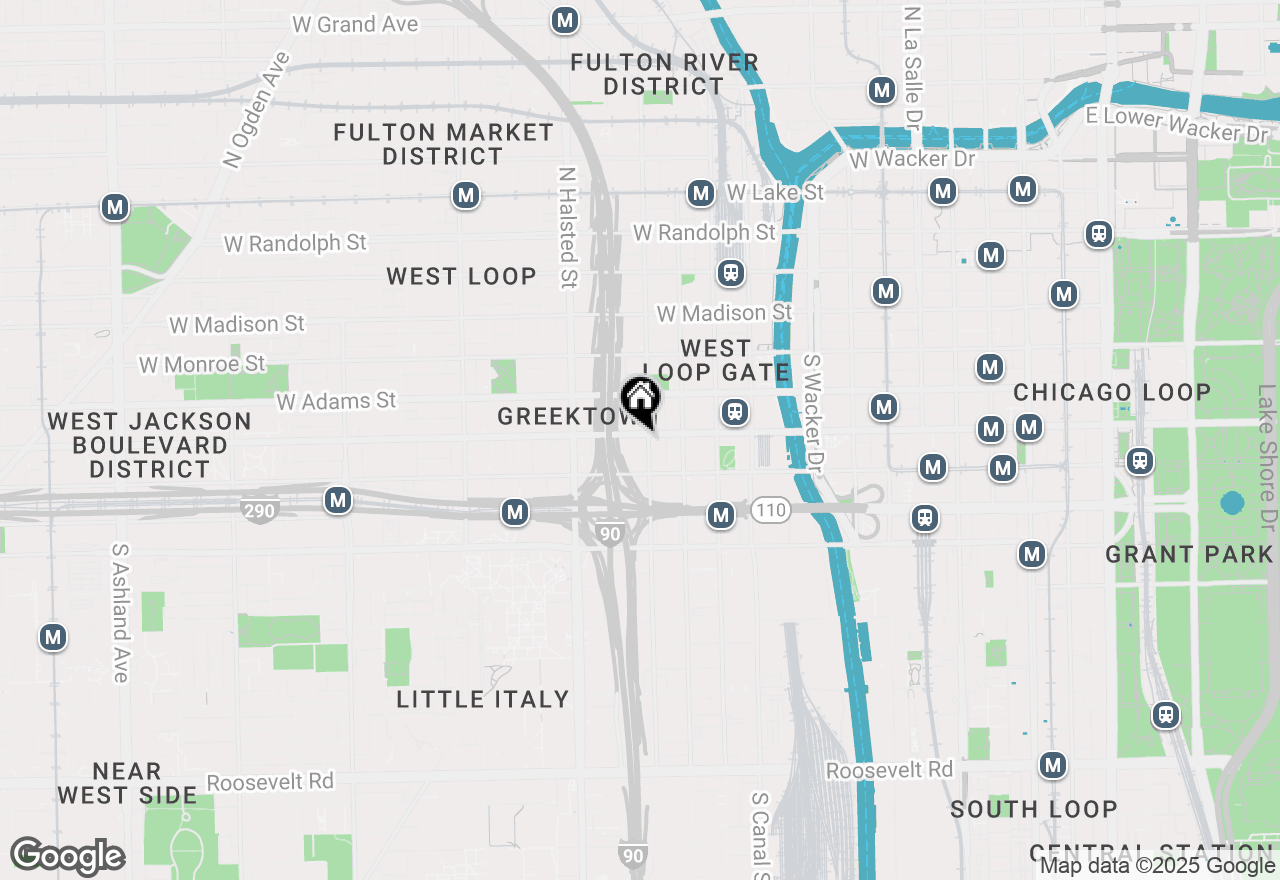 Map of 701 W Jackson Boulevard #306F, Chicago, IL 60661