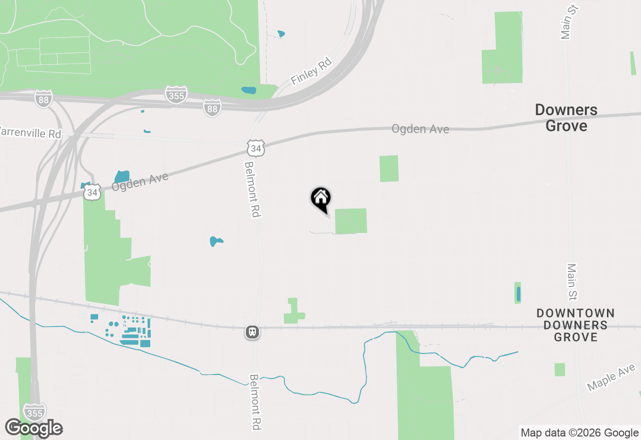 Map of 4620 Stonewall Avenue, Downers Grove, IL 60515