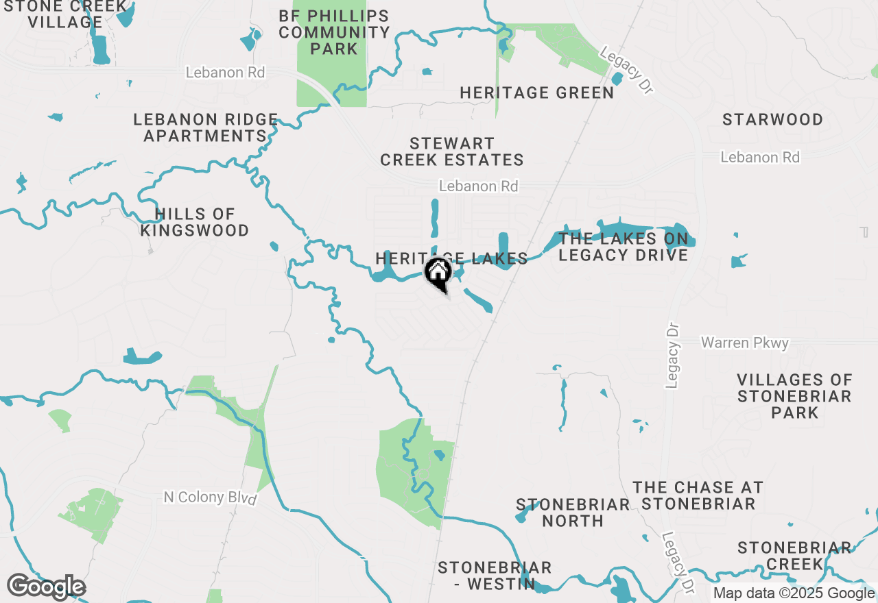 Map of 3852 Banner Drive, Frisco, TX 75034