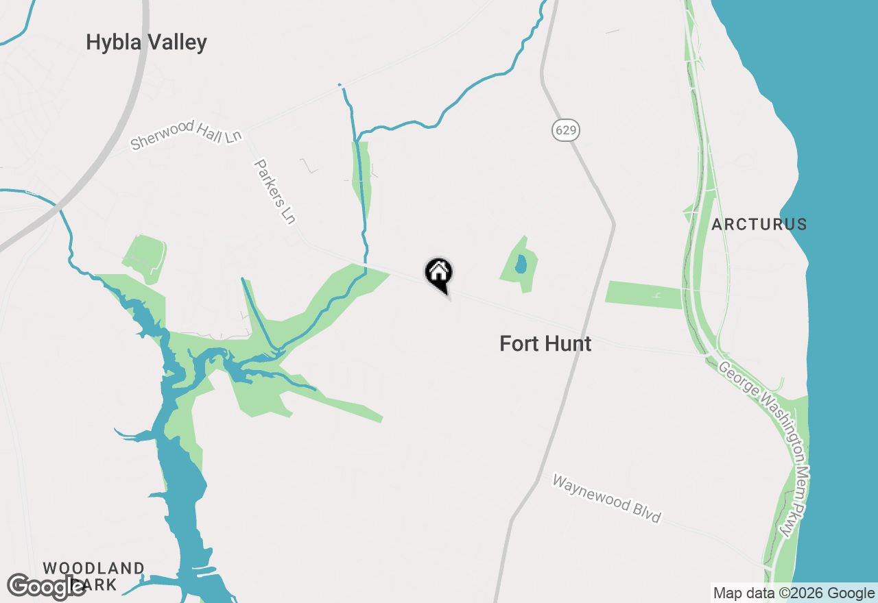 Map of 8203 Mack Street, Alexandria, VA 22308