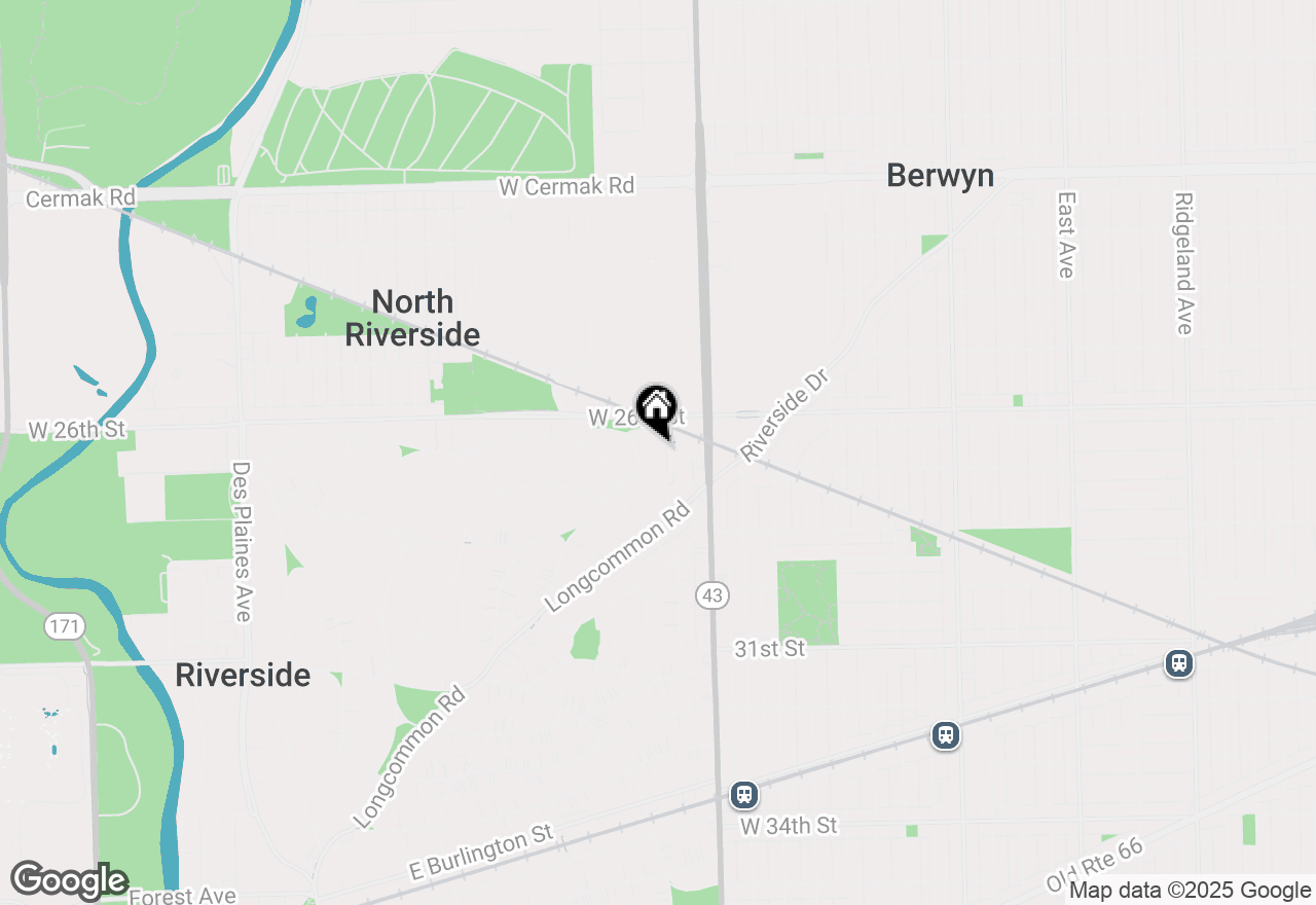 Map of 562 Byrd Road, Riverside, IL 60546