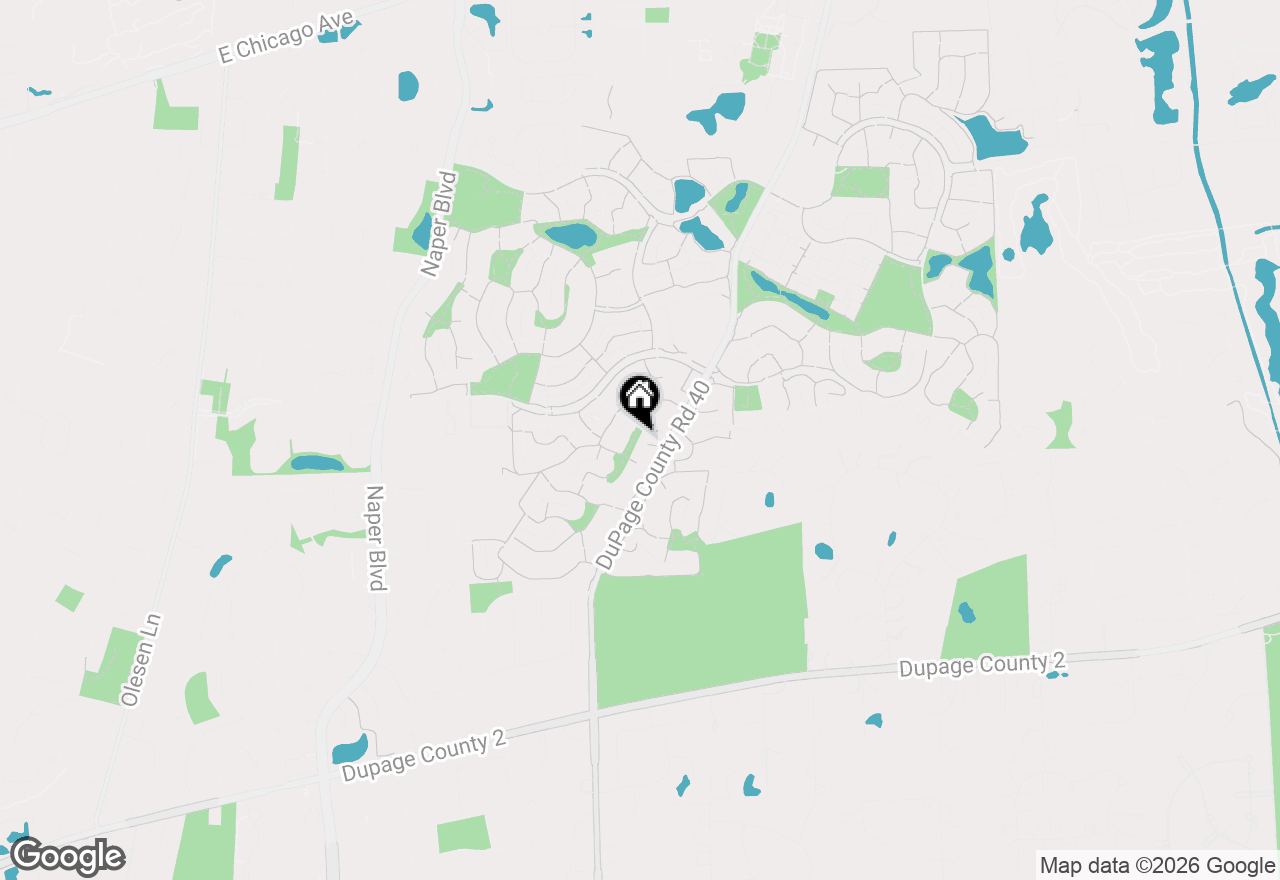 Map of 6662 Breckenridge Road, Lisle, IL 60532