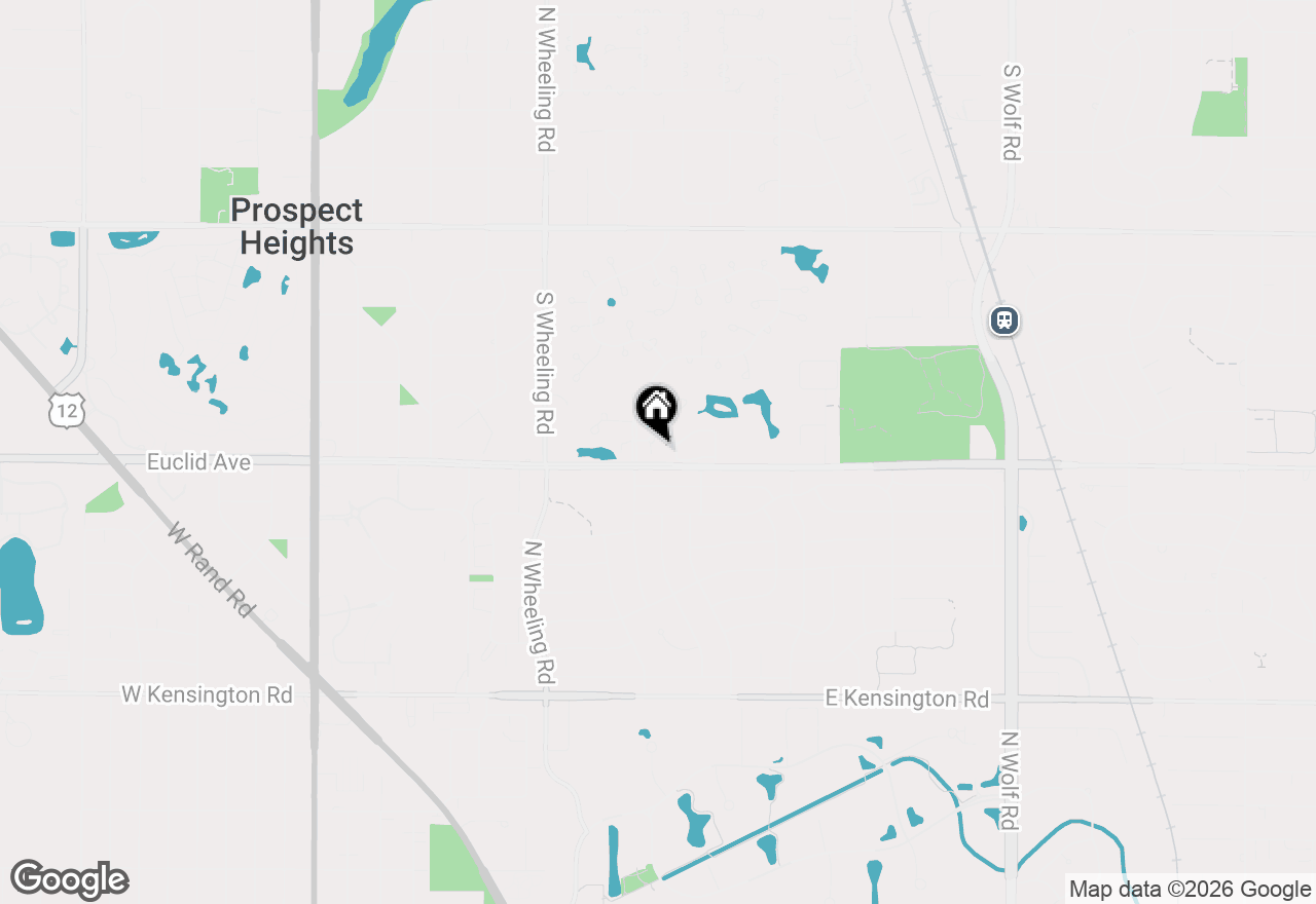 Map of 613 Concord Way, Prospect Heights, IL 60070