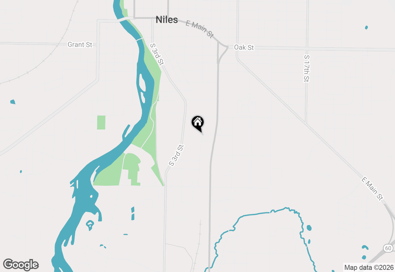 Map of 390 Carefree Court, Niles, MI 49120