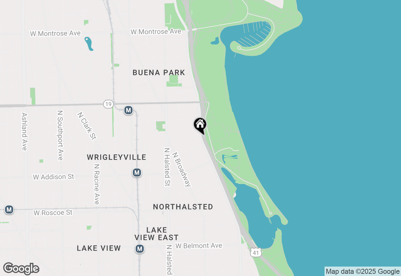 Map of 3700 N Lake Shore Drive #702, Chicago, IL 60613