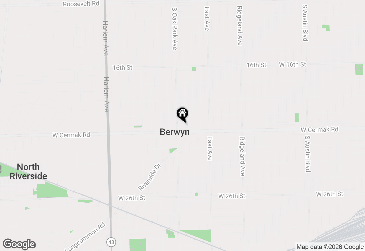 Map of 6910 W 21st Avenue #203, Berwyn, IL 60402
